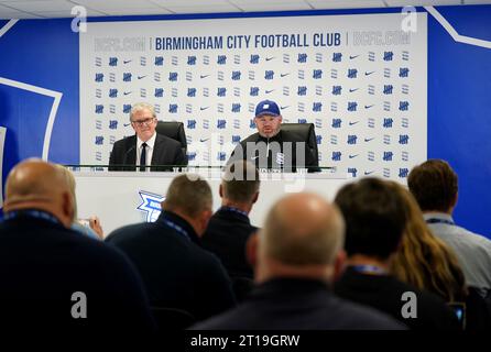 Garry Cook Birmingham City CEO Garry Cook during the unveiling of new club manager ...
