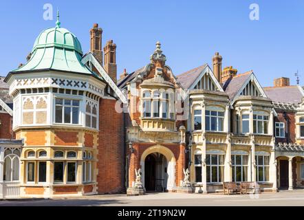 Bletchley Park Mansion House or Bletchley Park Mansion Bletchley Park house Bletchley Park Milton Keynes Buckinghamshire England UK GB Europe Stock Photo