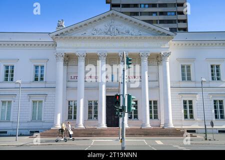 Literaturhaus Frankfurt, Gebäude Alte Stadtbibliothek, Schöne Aussicht, Frankfurt am Main, Hessen, Deutschland Stock Photo