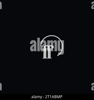 FF initials logo monogram design ideas Stock Vector