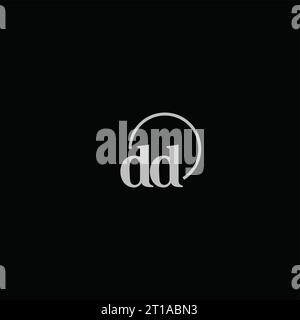 DD initials logo monogram design ideas Stock Vector