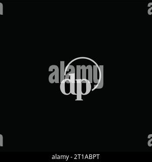 DP initials logo monogram design ideas Stock Vector