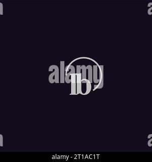 IB initials logo monogram design ideas Stock Vector