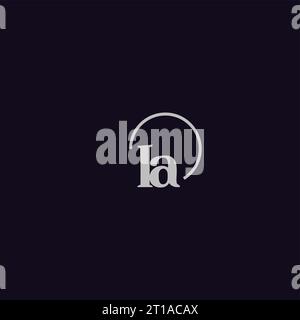 IA initials logo monogram design ideas Stock Vector