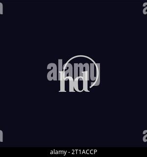 HD initials logo monogram design ideas Stock Vector