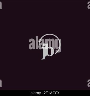 JB initials logo monogram design ideas Stock Vector