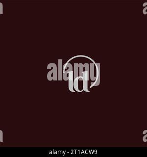 LD initials logo monogram design ideas Stock Vector