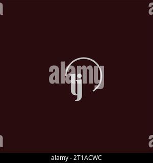 LJ initials logo monogram design ideas Stock Vector