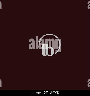 LB initials logo monogram design ideas Stock Vector