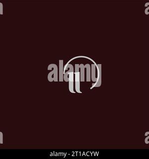 LL initials logo monogram design ideas Stock Vector