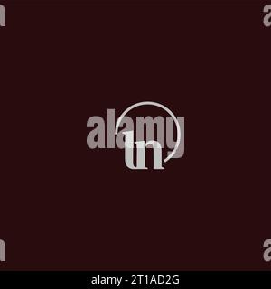 LN initials logo monogram design ideas Stock Vector