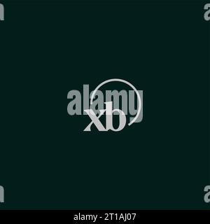 XB initials logo monogram design ideas Stock Vector