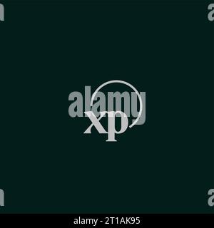 XP initials logo monogram design ideas Stock Vector