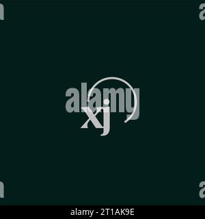 XJ initials logo monogram design ideas Stock Vector