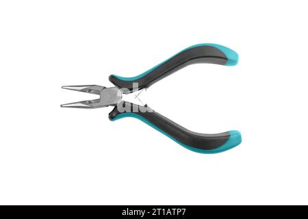 Small Pliers Combination With Cutter Handcraft Tool. isolated on white background Stock Photo