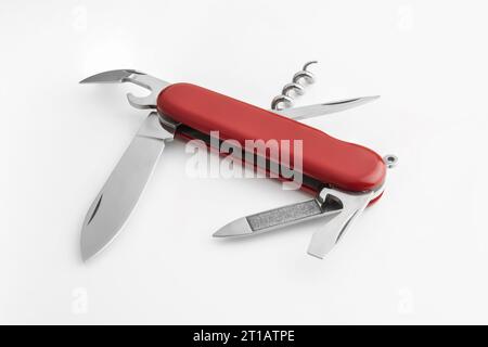 Multi Purpose knife. isolated on white background Stock Photo