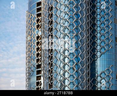 Corniche Park Towers aka QIMC Tower, Doha, Qatar Stock Photo