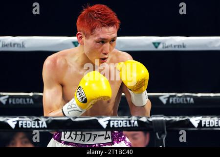 Ariake Arena Tokyo, Japan. 12th Oct, 2023. Yukinori Oguni, OCTOBER 12, 2023 - Boxing : 10R Super Bantamweight bout at Ariake Arena Tokyo, Japan. Credit: Naoki Nishimura/AFLO SPORT/Alamy Live News Stock Photo