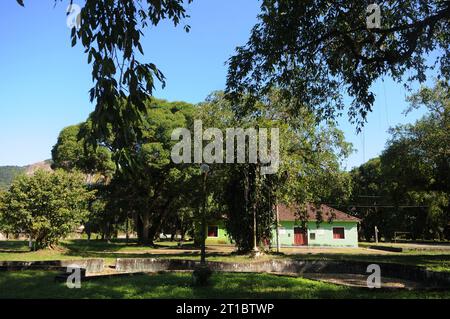 Rio de Janeiro, May 23, 2023.Vila de Dois Rios, located on Dois Rios beach on Ilha Grande. Stock Photo