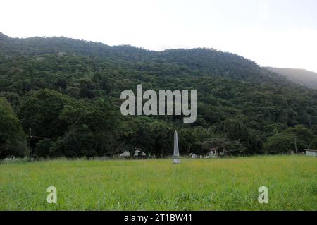 Rio de Janeiro, May 23, 2023.Vila de Dois Rios, located on Dois Rios beach on Ilha Grande. Stock Photo