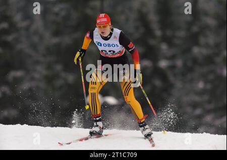 CARL Victoria GER Aktion FIS Cross-Country World Cup presented by Viessmann in Lillehammer, Norwegen am 05.12.2014 Stock Photo