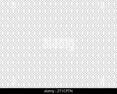 Seamless chain link fence illustration isolated on white Stock Photo