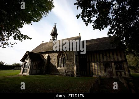 All Saints church Crowfield Suffolk England Stock Photo