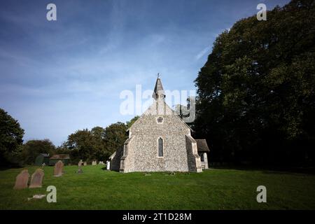 All Saints church Crowfield Suffolk England Stock Photo