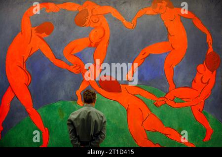 The La Dance painting by Henri Matisse at the State Hermitage Museum, St. Petersburg, Russia. Stock Photo