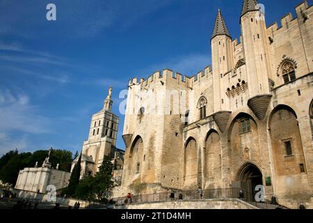 Palais des Papes, Avignon, Vaucluse, Provence, France. Stock Photo