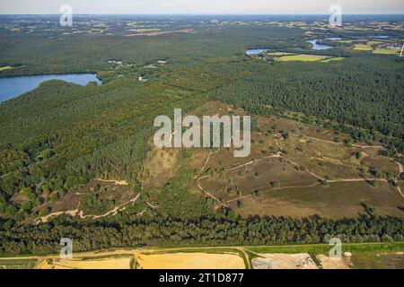 Luftbild, Waldschäden Westruper Heide, Stockwiese, Haltern am See, Ruhrgebiet Münsterland, Nordrhein-Westfalen, Deutschland ACHTUNGxMINDESTHONORARx60xEURO *** Aerial photo, forest damage Westruper Heide, Stockwiese, Haltern am See, Ruhr area Münsterland, North Rhine-Westphalia, Germany ATTENTIONxMINESTHONORARx60xEURO Credit: Imago/Ģ����ý Live News Stock Photo
