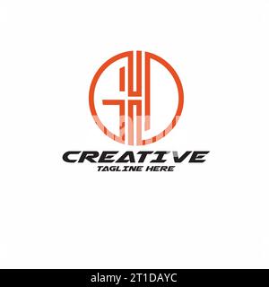 GD LOGO DESIGNE Stock Vector