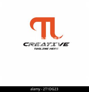 Alphabet letter icon logo DP or PD Stock Vector