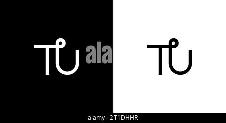 TU Logo, TU Monogram, Initial TU Logo, Letter TU Logo, Icon, Vector Stock Vector