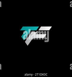 TF logo, TF Monogram, Initial TF Logo, Letter TF logo, Icon, Vector Stock Vector