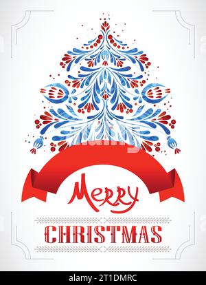 Greeting christmas card. Vector illustration Stock Vector Image & Art ...