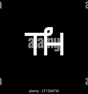 TH Logo, TH Monogram, Initial TH Logo, Letter TH Logo, Icon, Vector Stock Vector