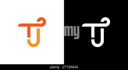 TJ JT logo, TJ JT monogram, initials TJ JT logo, Letter TJ JT logo, icon, vector Stock Vector