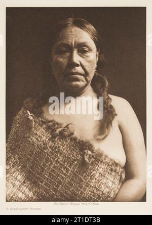 A Clayoguot Woman, 1915. Stock Photo