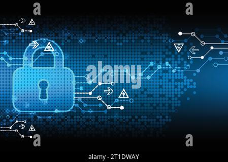 Protecting digital encoding. Padlock and decoding algorithm, script ...