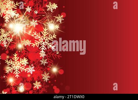 Festive Christmas background design. Different types of retro ...