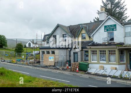 Amulree Hotel under refurbishment, Amulree, Perthshire, Scotland Stock Photo