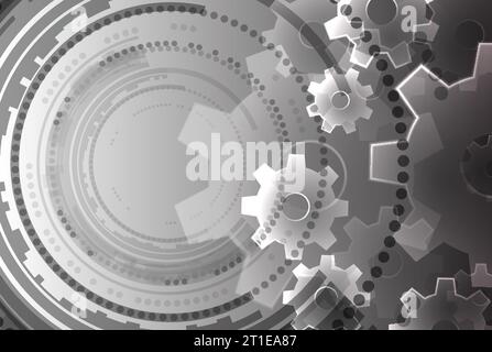 Abstract modern technology background. Vector Stock Vector