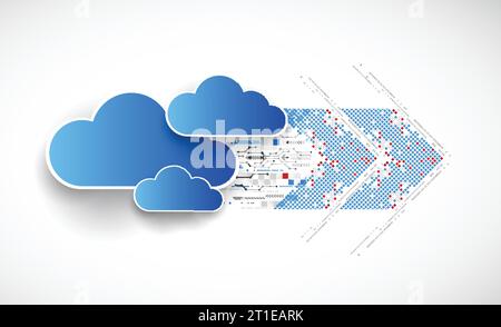 Web cloud banner template. Vector Stock Vector Image & Art - Alamy