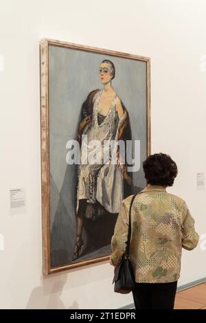 Ceret (south of France): the Modern Art Museum. Work by Kees van Dongen “Jasmy Alvin” on the occasion of the exhibition Chagall, Modigliani, Soutine & Stock Photo
