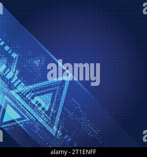 Abstract technological background. Vector Stock Vector