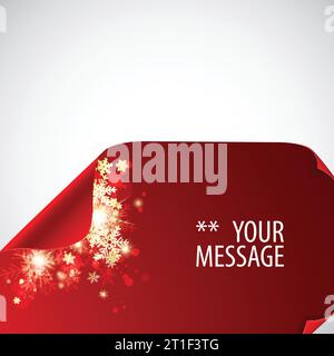 Christmas background with snowflakes. Vector Stock Vector