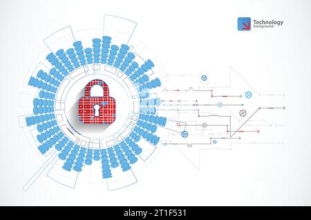 Dotted protection concept. Vector illustration Stock Vector