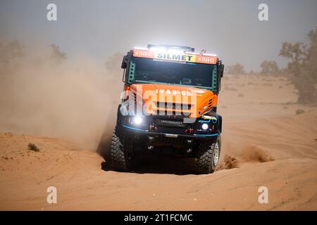 501 MACIK Martin (cze), TOMASEK Frantisek (cze), SVANDA David (cue), MM Technology, Iverco Powerstar, FIA W2RC, action during the Prologue of the Rallye du Maroc 2023, on October 13, 2023 in Agadir, Morocco Stock Photo