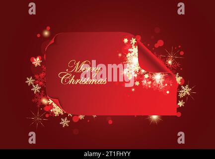 Christmas background with snowflakes. Vector Stock Vector
